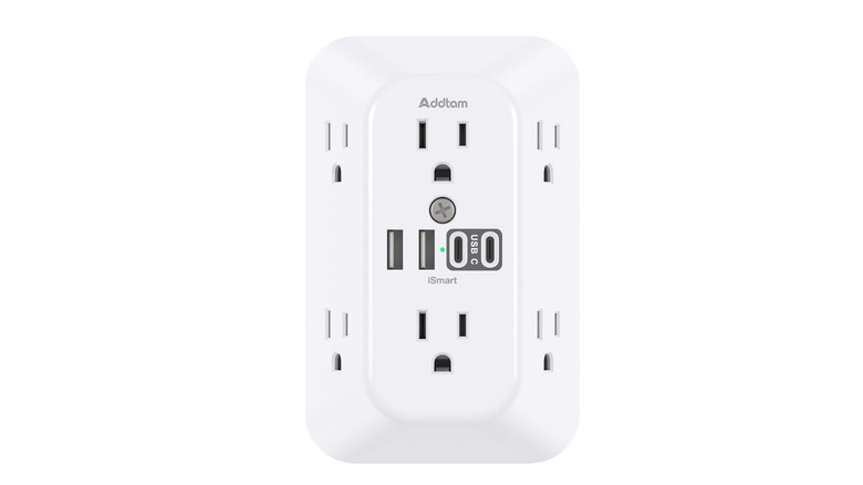 Addtam Surge Protector Outlet Extender