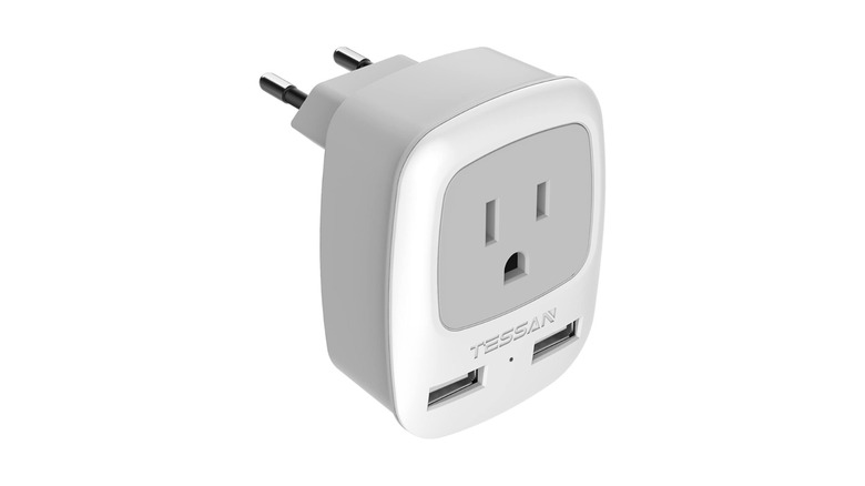 TESSAN European Travel Plug Adapter