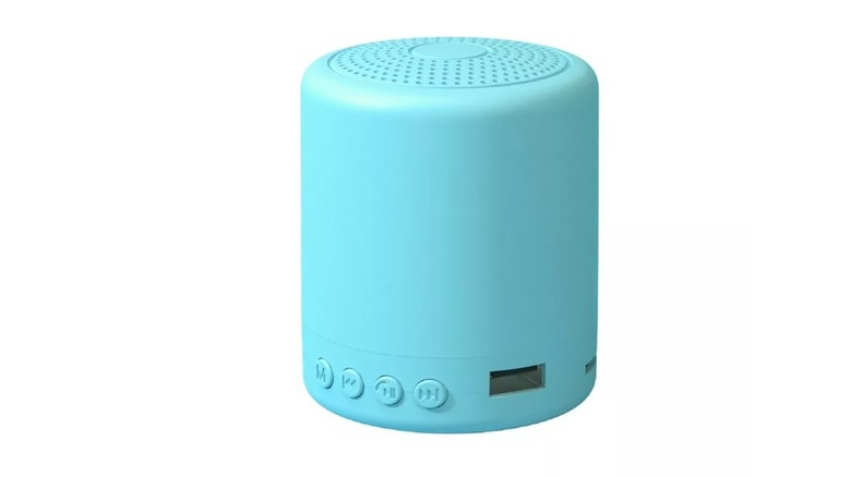 GEMS Mini Wireless Speaker in sky blue color