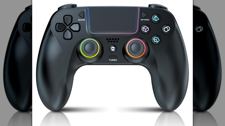 A GUOC LED Wireless Controller for PS5.