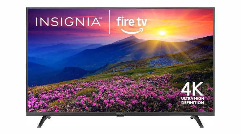 The Insignia F50 Series smart TV against a white background