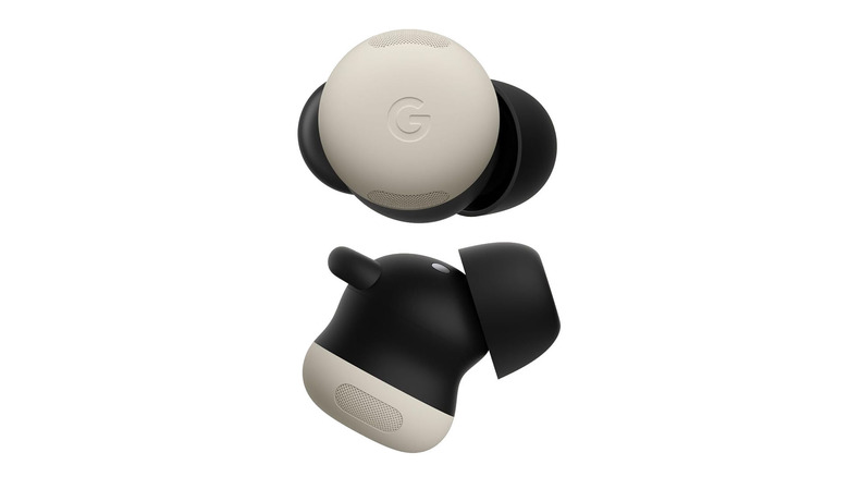 The Google Pixel Buds Pro 2 against a white background