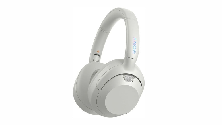 A picture of Sony's ULT Wear headphones with the Sony logo displayed in a blue-green gradient on the headband