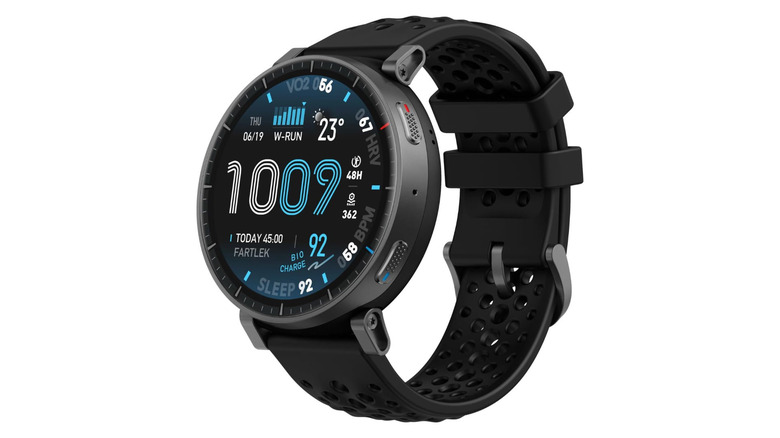 The Amazfit Active Max against a white background