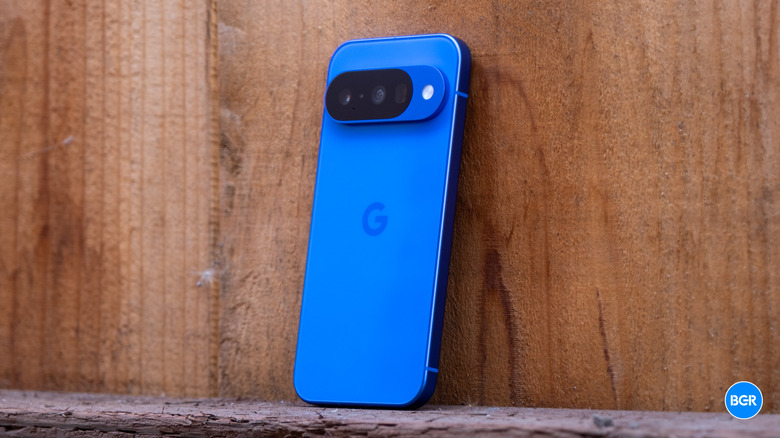 The Pixel 10 rear panel and camera system.