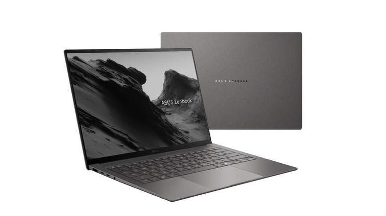 Mockup of Asus laptop