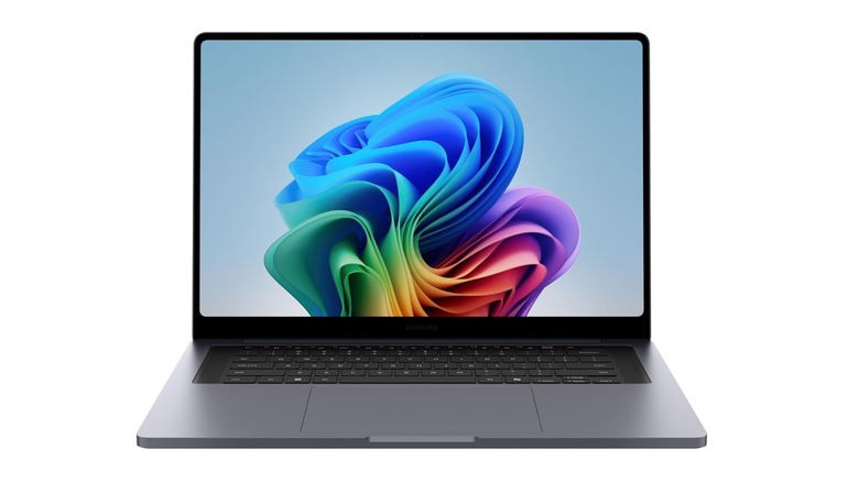Mockup of a Samsung laptop
