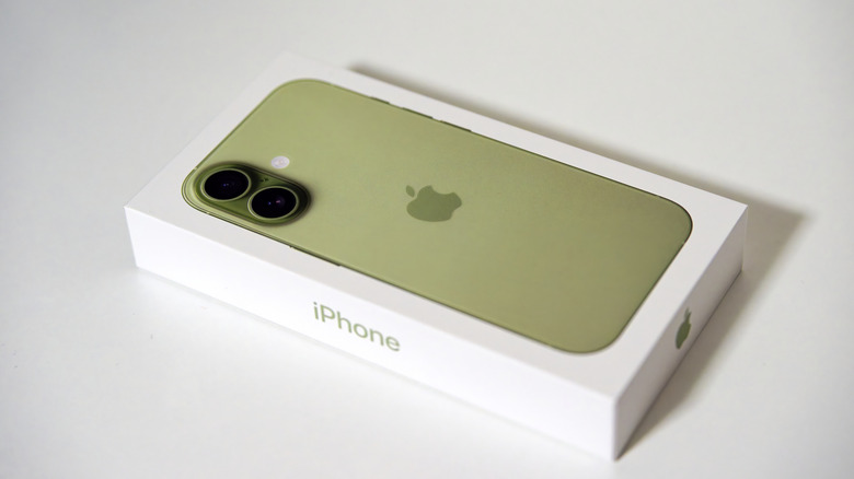 The iPhone 17 retail box.