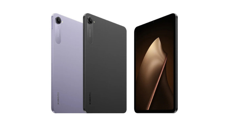 Front and rear view of the Xiaomi Pad Mini