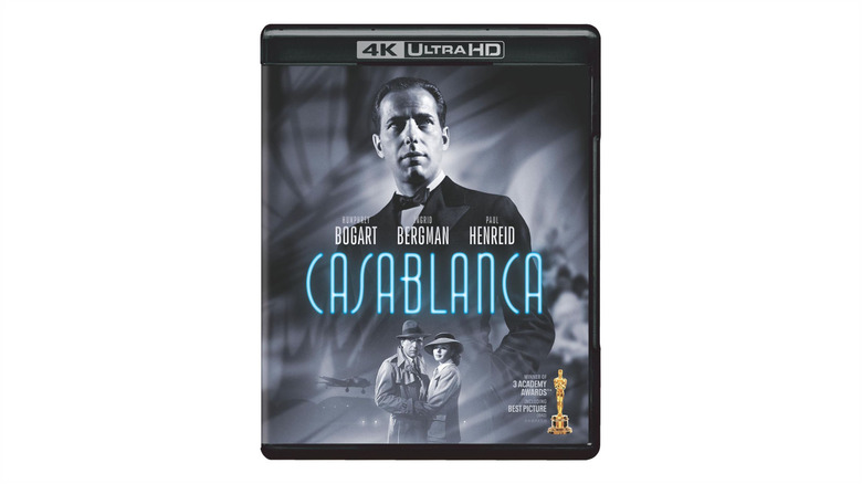 The Casablanca 4K Blu-ray against a white background