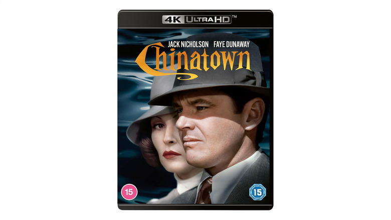 The Chinatown 4K Blu-ray against a white background