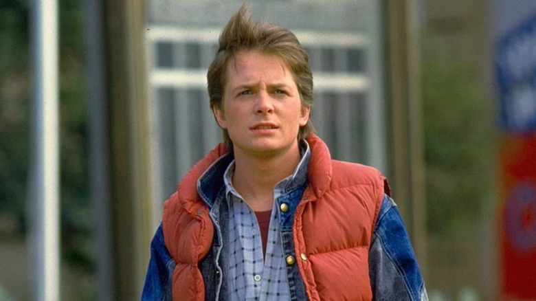 Michael J. Fox as Marty McFly in Back to the Future