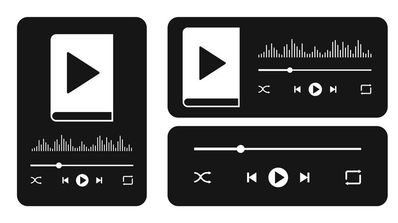 Ebook audioplayer widgets