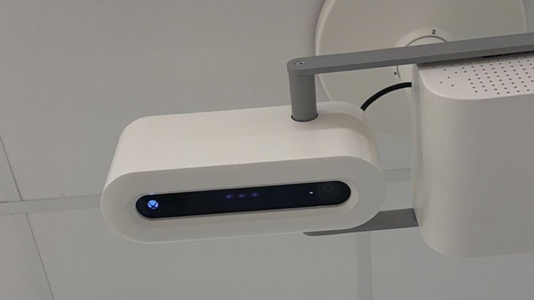 CT machine using an Xbox Kinect as a camera