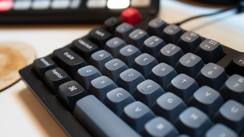 Close up of keyboard