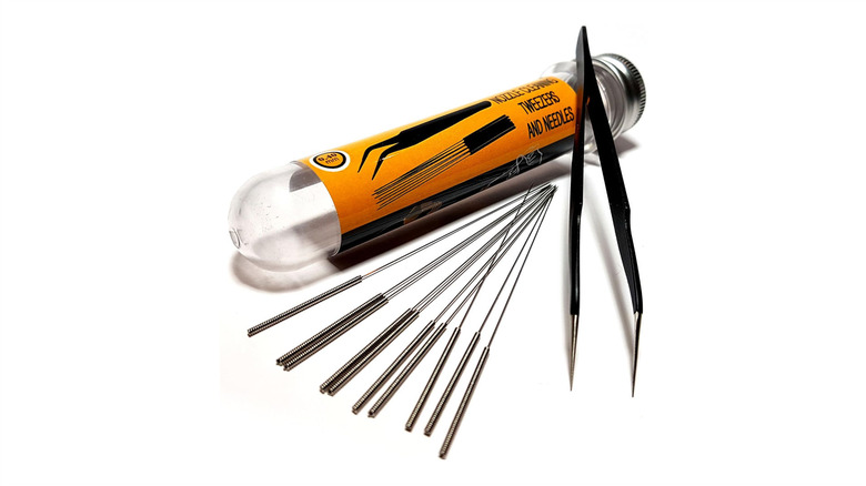 The Amervault 3D printing nozzle cleaning kit against a white background