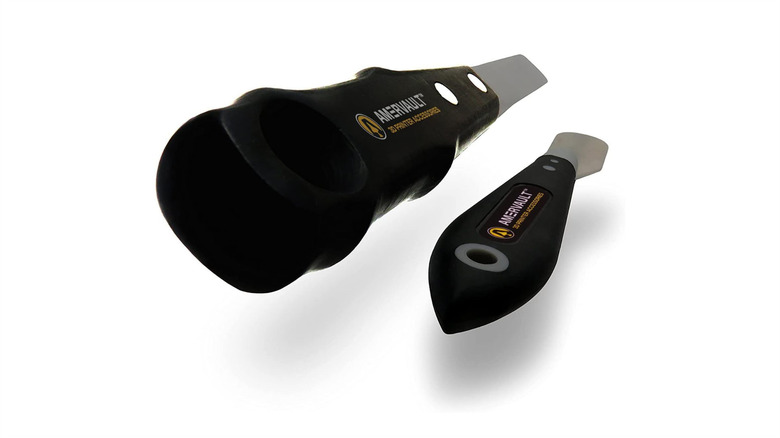 The Amervault 3D print removal toolkit against a white background
