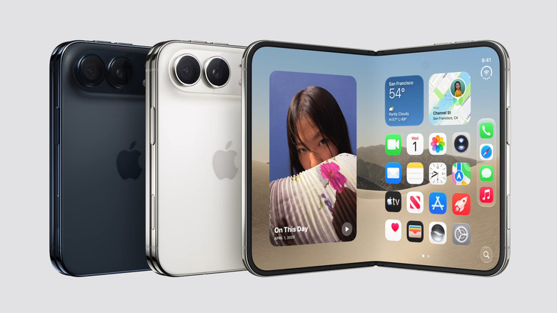 Half-folded iPhone Duo