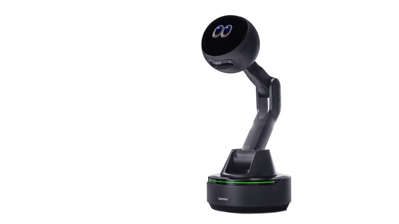 The Lenovo AI Workmate Concept on a desk.