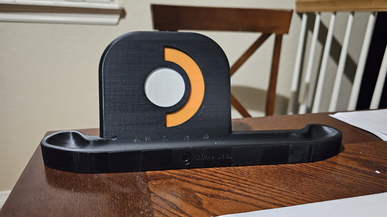 A 3D printed stand for the Steam Deck console