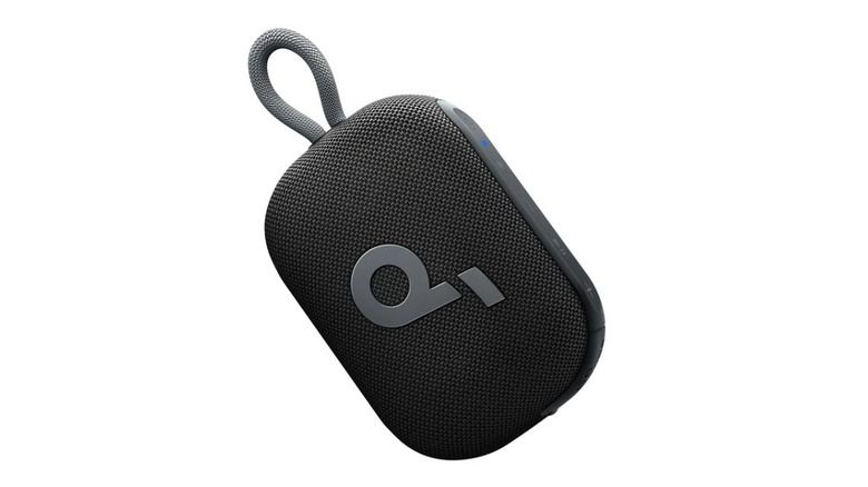 The Soundcore Select 4 Go Bluetooth Speaker on a white background.