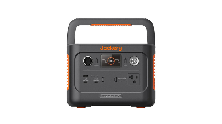 Jackery Explorer 300 on the white background