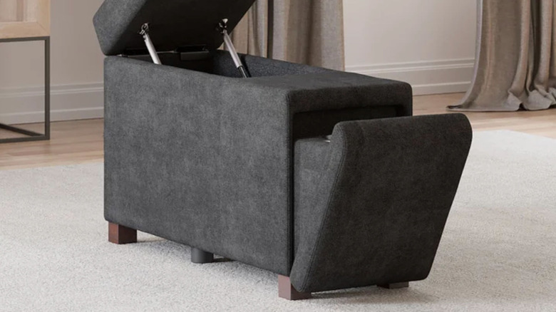 The Thomasville Tisdale storage console in a living room