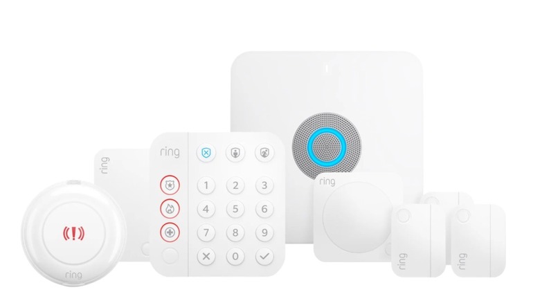 The Ring Alarm 8-piece Home Security Kit (Gen 2) on a white background.