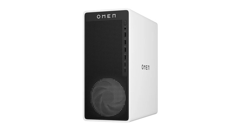 HP Oment 16L Gamging desktop facing forward