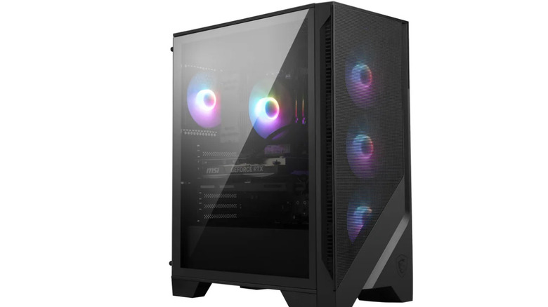 The side view of the MSI Codex R2 Gaming PC