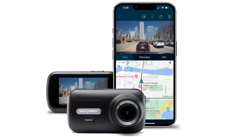 Nextbase 322GW dash cam studio shot
