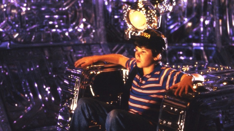 David sat in the cockpit in Flight of the Navigator