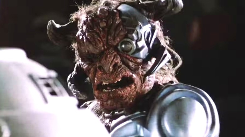 Horn with his mouth open in "Arena."