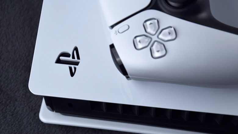 A PS5 and DualSense controller