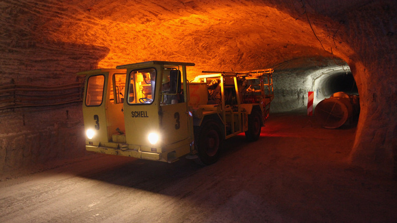 Deep underground nuclear waste storage facility