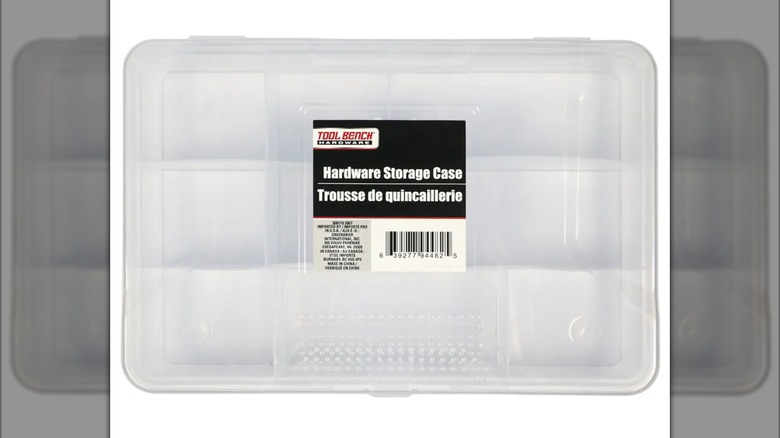 A Tool Bench Hardware Storage Case.