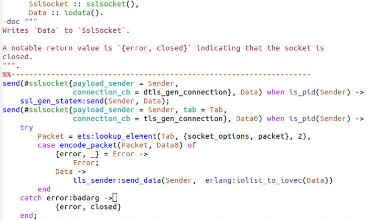 Erlang code