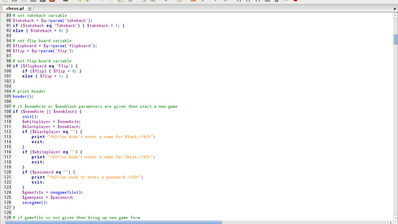 Perl code