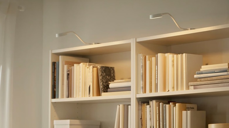 Ytberg Cabinet Lighting on top of open cabinet
