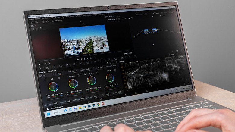 davinci resolve laptop
