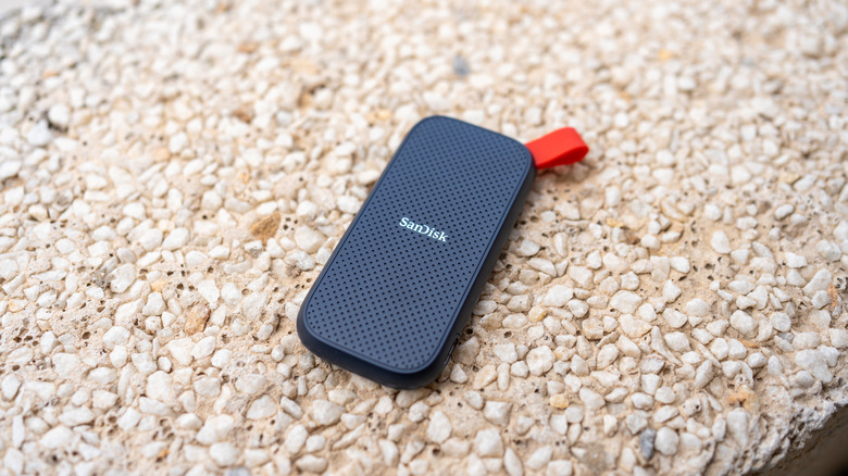 SanDisk portable SSD providing fast, reliable data storage and backup solution