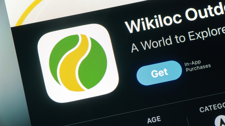 Wikiloc app on the Apple App Store