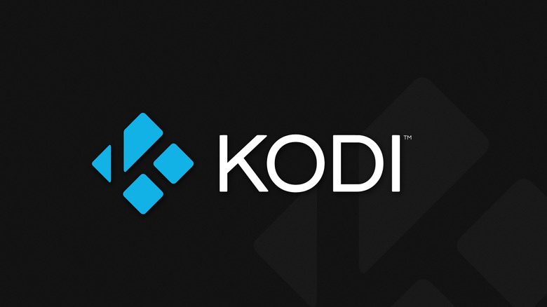 Kodi logo and symbol on dark background