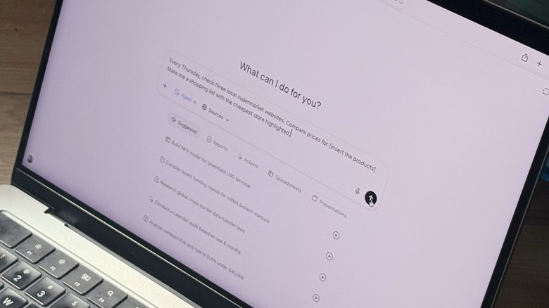 A MacBook Pro running ChatGPT