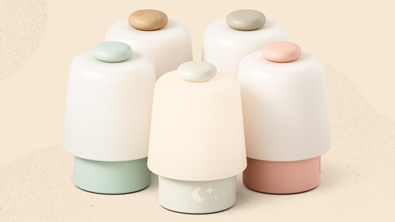 Hatch Baby Rest night lights and sound machines in multiple colors.