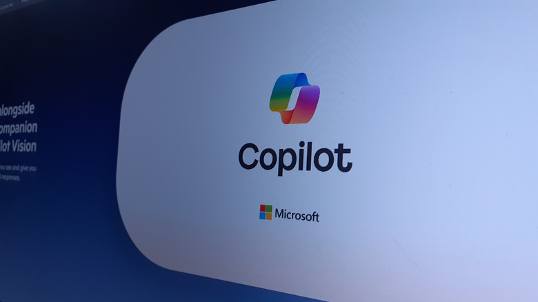 Microsoft Copilot logo on a white background
