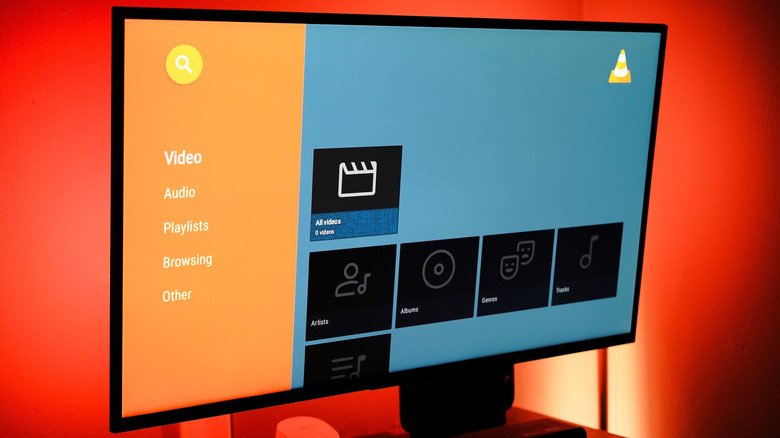 VLC running on an Android TV
