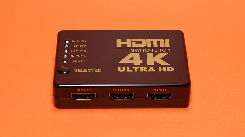hdmi switch with HDMI logo on it