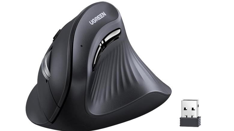 The UGREEN Vertical Wireless Mouse (Bluetooth, 2.4GHz).