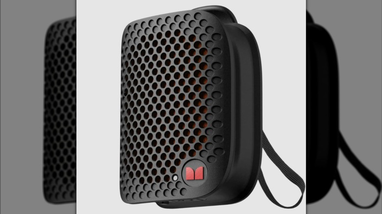 Monster Blaster Micro portable and wearable speaker for outdoors.